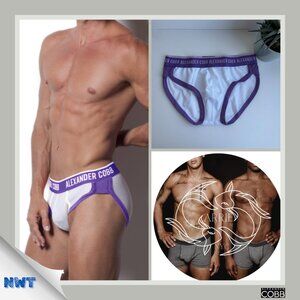 Alexander Cobb - Men's Slip Mesh Lilac Brief